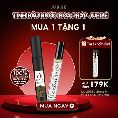 Good girl by Jubilé - Tinh dầu nước hoa Pháp nữ Dạng lăn 12ml Thơm Lâu, Sang Trọng, Quyến Rũ
