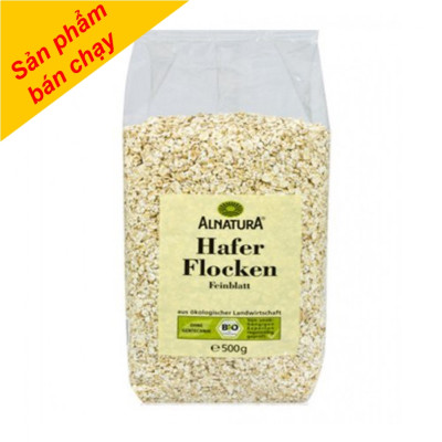 500Gr Yến mạch tươi nguyên chất Hafer Flocken loại cán dẹt - Nhập Khẩu Từ Đức