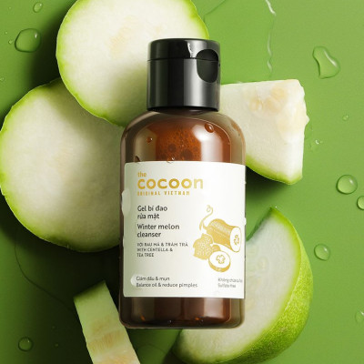 Gel bí đao rửa mặt the Cocoon140ml dùng cho da dầu, sạch mụn thuần chay
