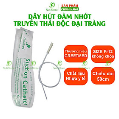Dây hút đàm nhớt Greetmed, dây truyền thải độc đại tràng 50cm