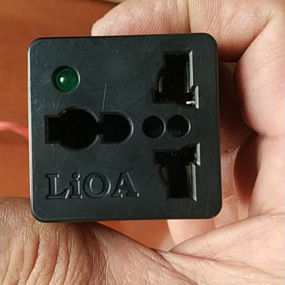 Phích ổ cắm đa năng LiOA chuyển 3 chân thành 2 chân 15A/220V Chân Tròn/Dẹt - Ổ điện chuyển đổi từ 3 chấu sang 2 chấu 