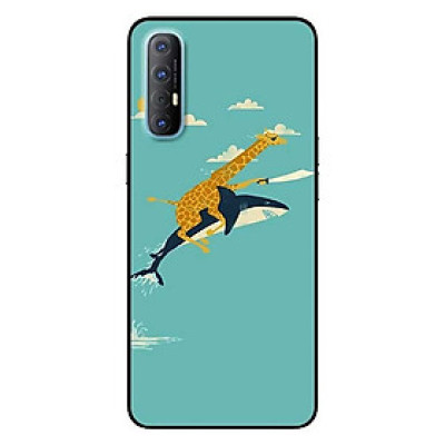 Ốp lưng dành cho Oppo Reno 3 Pro mẫu Cá Phi Hươu