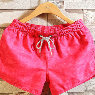 Quần Đi Biển Đôi - Quần Đùi Đôi - Thời Trang Đôi Mùa Hè - Quần Short Cặp Đôi SZone SQ220 Pink Pug
