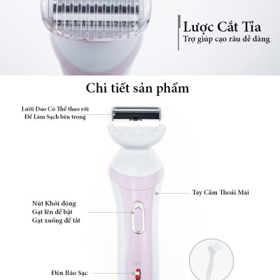 Máy cạo, máy tẩy lông mặt, lông nách toàn thân 4in1 TL1 