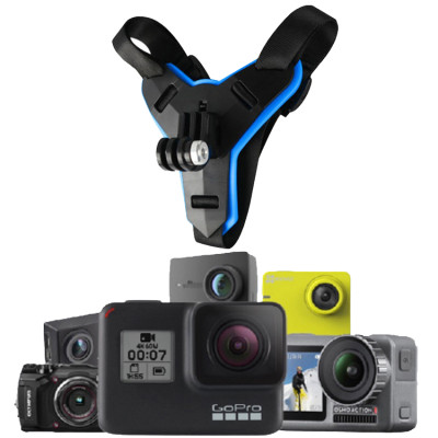 Dây đeo gắn cằm mũ bảo hiểm cho máy quay hành động 106, hàng chính hãng