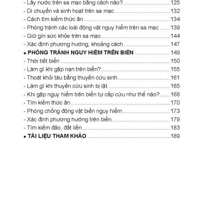 Phòng Tránh Tai Nạn Khi Dã Ngoại - Vietnambook