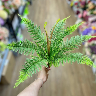 Dương xỉ trang trí - Dài 25cm - Đường kính 50cm - Cây giả, hoa lụa Decor trang trí nhà cửa