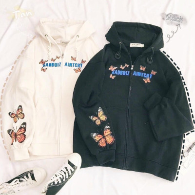 Áo khoác Hoodie unisex nam nữ đều mặc được | Áo khoác nỉ SADBOIZ AINTCRY