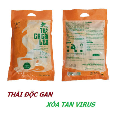 Combo 05 Bịch Trà Cà Gai Leo Thái Hưng 50 túi lọc x 5g - Mát gan thanh nhiệt, giải độc, giảm mụn nhọt (250g)