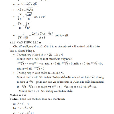 Các Chuyên Đề Bồi Dưỡng Học Sinh Giỏi Đại Số Lớp 9