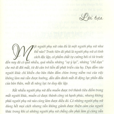 Bách Khoa Thư Dành Cho Phụ Nữ - Phụ Nữ Hãy Là Người Vừa Đủ