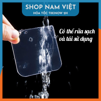 Tấm Keo Trong Nano Đa Năng - Miếng Keo 2 Mặt Siêu Dính