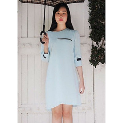 Đầm Nữ Tay Lỡ F’Amor - Xanh Dương Nhạt