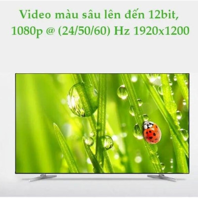 Ugreen UG4020240202TK Màu Đen Bộ chia HDMI 1 ra 4 hỗ trợ phân giải FULL HD - HÀNG CHÍNH HÃNG