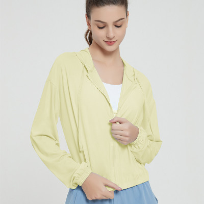 Áo khoác nữ vải lụa mỏng nhẹ mát lạnh đi nắng chống tia UV