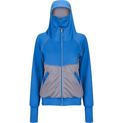 Áo khoác nữ 4 trong 1 chống nắng UPF50+ Xanh xám zigzag JAC00106