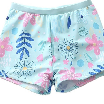 Bộ đồ bơi bé gái quần áo dài chống nắng gồm 3 chi tiết ( quần dài + quần đùi + áo dài tay )