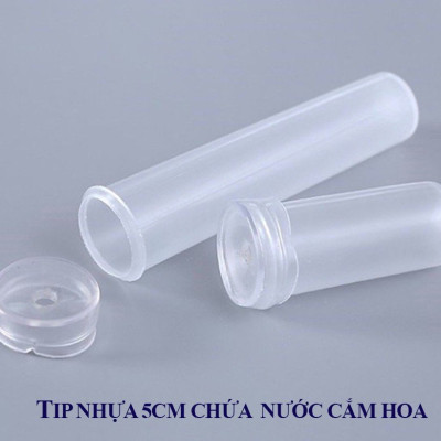 TIP NHỰA HOA LAN CHỨA NƯỚC CẮM HOA 5CM (1 TÚI 100 CÁI) GIÚP HOA TƯƠI LÂU VÀ VƯỢT QUA VẬN CHUYỂN HOA ĐI XA