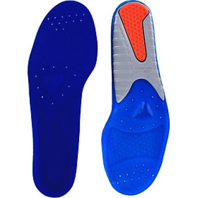 Lót giày thể thao phòng tránh chấn thương Spenco Gel Comfort, đệm gel silicon cho bóng đá, chạy bộ, cầu lông, tennis, bóng bàn