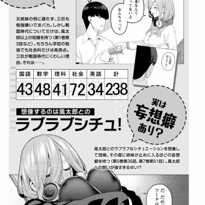 五等分の花嫁 キャラクターブック 三玖 - Go Tobun no Hanayome