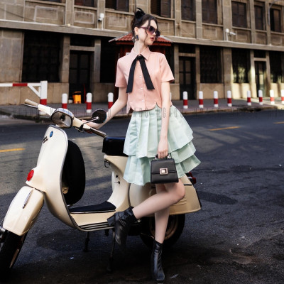 Áo hồng ngắn tay NGADO