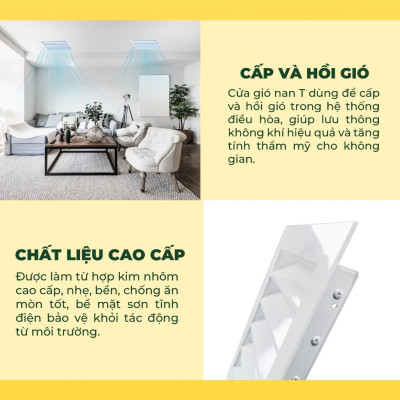 Cửa Gió Nan Z, Chống Nước Mưa, Ngăn Chặn Côn Trùng, Sơn Tĩnh Điện Chống Ăn Mòn, Chính Hãng Asia Green ( Giá bao gồm VAT)