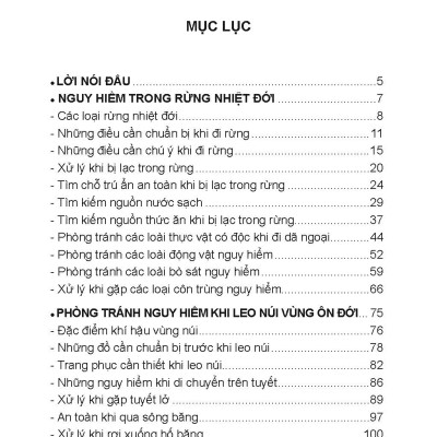 Phòng Tránh Tai Nạn Khi Dã Ngoại - Vietnambook