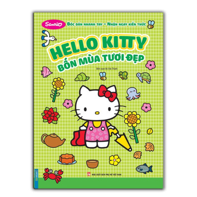 Sách - Bóc Dán Nhanh Tay - Hello Kitty - Combo 3 Cuốn - Minh Thắng