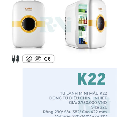 Tủ lạnh mini Kemin 22L