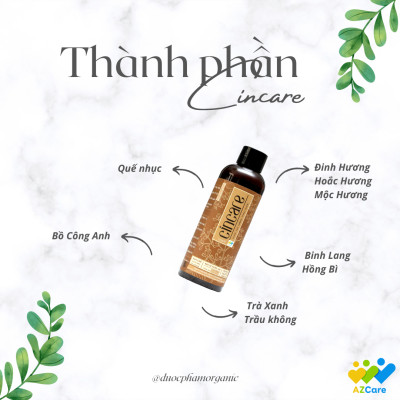Combo 3 chai 300ml + 2 chai 100ml Nước súc miệng Thảo dược Cincare: Kháng khuẩn, khử mùi, răng nướu sạch khoẻ, ngừa nhiệt miệng, viêm nướu