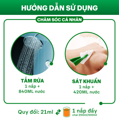 Combo 2 dung dịch diệt khuẩn 1L