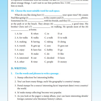 The Langmaster - Bài Tập Tiếng Anh Lớp 7 - Có Đáp Án (Tái Bản 2021)