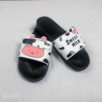 Dép Nữ Quai Ngang, Dép Bò Sữa Sweet Milk Siêu Dễ Thương DP05