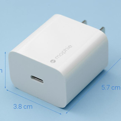 Adapter Sạc Type C PD 20W Mophie Trắng - Hàng chính hãng