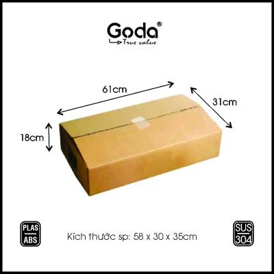 Kệ Mâm 2 Tầng Úp Chén Dĩa Có Khay Hứng Goda PT965
