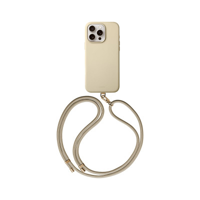 Ốp Lưng UNIQ COEHL MUSE Cho iPhone 16 Pro Max Da Thuần Chay Cao Cấp Sạc Không Dây MagClick Tặng Kèm Dây Đeo Hàng Chính Hãng