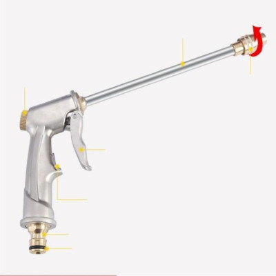  Bộ dây vòi xịt nước rửa xe,tưới cây .tăng áp 3 lần,loại 7m,10m 206701-2 đầu đồng,cút,nối nhựa den+tặng khăn phượt
