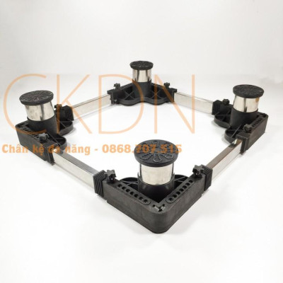 Chân đế máy giặt-Kệ máy giặt-Đế máy giặt trụ inox cao cấp (Combo 2 sản phẩm)