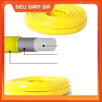 Bộ dây vòi xịt nước rửa xe, tưới cây . tăng áp 3 lần, loại 7m, 10m 206587 cút sập+tặng móc khoá