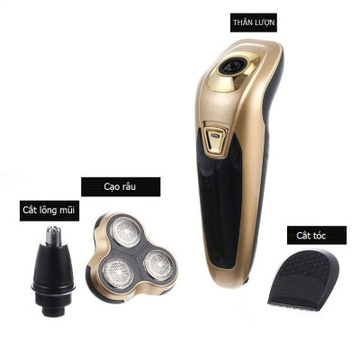 Máy Cạo Râu 3in1 Tỉa Lông Mũi Cạo Râu Cắt Tóc Mai Đa Chức Năng