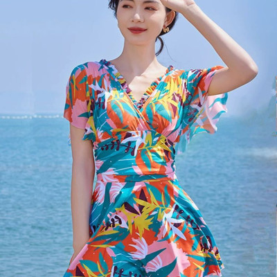 Đồ Bơi Nữ 1 Mảnh Che Khuyết Điểm Thời Trang Đi Biển