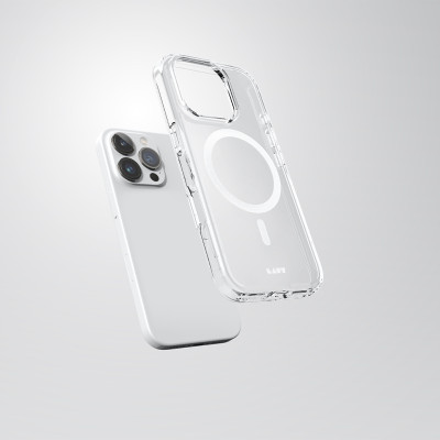 Ốp Lưng Sạc Từ Tính cho iPhone 16 Pro/ 16 Pro Max/ iphone 16/ 16 Plus LAUT Crystal-M, chính hãng Germany, chống sốc_ Hàng chính hãng