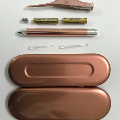 Bộ Lấy Ráy Tai Có Đèn LED INOX Cao Cấp - Lấy Ráy Tai Trẻ Em An Toàn, Tiện Lợi, Vệ Sinh ,Tặng Kèm + 2 Pin AAA + 3 Pin Cúc Áo [ Video Sản Phẩm ]