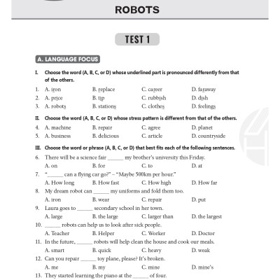 Đề Kiểm Tra Tiếng Anh 6 Global Success - Mai Lan Hương