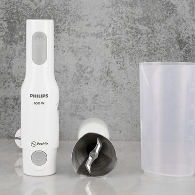 Máy xay cầm tay ProMix Philips HR2534 650W model cải tiến thay thế cho HR1604 - Hàng Nhập Khẩu