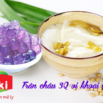 Yoki Trân châu khoai môn 3Q dai, giòn, thơm ngon