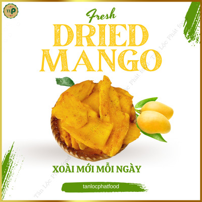 XOÀI SẤY MUỐI ỚT THĂNG HOA TÂN LỘC PHÁT BỊCH 150G - ĐỒ ĂN VẶT