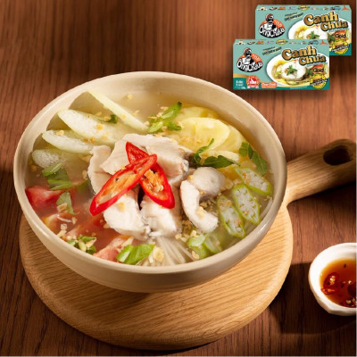 Lốc 20 Hộp Viên Gia Vị Canh Chua Ông Chà Và 126gram (Sweet & Sour Soup Cubes)