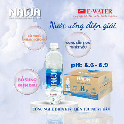 Nước uống điện giải NAWA đóng chai 500ml