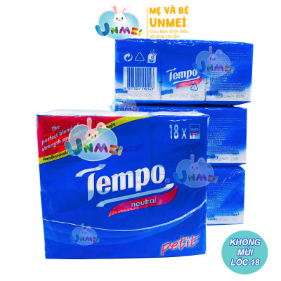 Khăn Giấy Bỏ Túi Petit Neutral Tempo (Lốc 18)